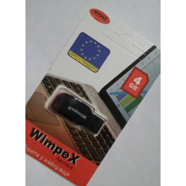 Флешка USB накопитель 4 Gb Wimpex PR3
