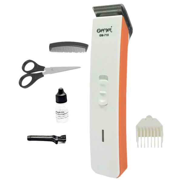 Машинка для стрижки волос,эргономичный, легкий и компактный дизайн.GEMEI GM-715 CG21 PR2