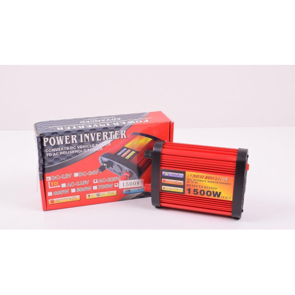 Преобразователь POWER INVERTER 1500 W + UPS 12 V/220 преобразователь электричества, инвертор напряжения