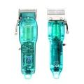 Профессиональная машинка для стрижки V-660 Professional Clipper Transparent Green • Аккумуляторная машинка для волос VGR V-660