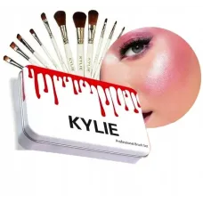 Профессиональные кисточки для макияжа Kylie Professional Brush Set 12 шт. ∙ Набор кистей Kylie Professional для глаз и лица