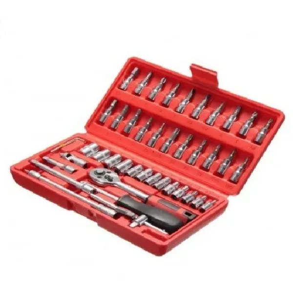 Профессиональный набор инструментов, 46 предметов | Набор автомобильных ключей