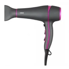 Профессиональный мощный фен VGR V-402 с насадками концентратором и диффузором, 2200 Вт