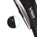 Профессиональная машинка для стрижки волос от сети VGR V-033 USB Pro, 9 Вт с насадками 3-12 мм и ножницами в комплекте