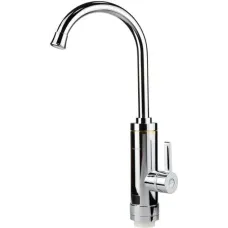 Проточный водонагреватель с дисплеем Delimano RX-016 ∙ Хромированный металл