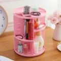 Прозрачный вращающийся органайзер для хранения косметики и парфюмерии BEAUTY BOX 360 Rotation Cosmetic Organizer