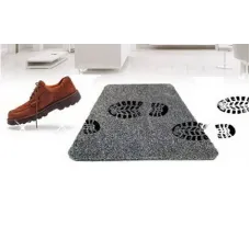 Придверный супервпитывающий коврик Clean Step Mat Коричневый PR3