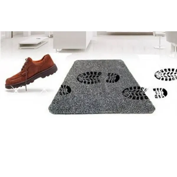 Придверный супервпитывающий коврик Clean Step Mat Коричневый PR3