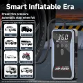 Пускозарядное устройство S3 10400 мАч • Автомобильный Jump Starter 12V с компрессором, USB-C, цифровым дисплеем и LED/SOS
