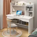 Письменный стол с полками QW-G257CΩ белый • Компьютерный стол для учебы, работы и домашнего офиса 100×121×48 см