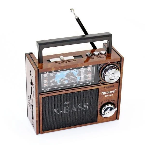 Радиоприемник с Led фонариком RX-201 PR4