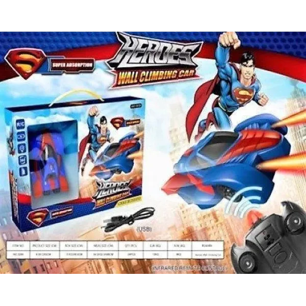 Радиоуправляемая игрушка (Антигравитационная машинка) Heroes Wall Climber Car CG01 PR4