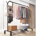 Рейл – вешалка напольная стойка для одежды, 150 х 110 х 40 см