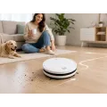 Робот-пилосос ES32 1800 Па білий • Акумуляторний робот-пилосос ES32 для сухого прибирання з датчиком перешкод і автономністю до 90 хвилин