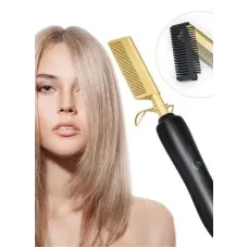 Расческа-выпрямитель для волос High Heat Brush ∙ Электрический гребень для укладки, выпрямления, разглаживания волос Расческа-выпрямитель для волос High Heat Brush ∙ Электрический гребень для укладки, выпрямления, разглаживания волос