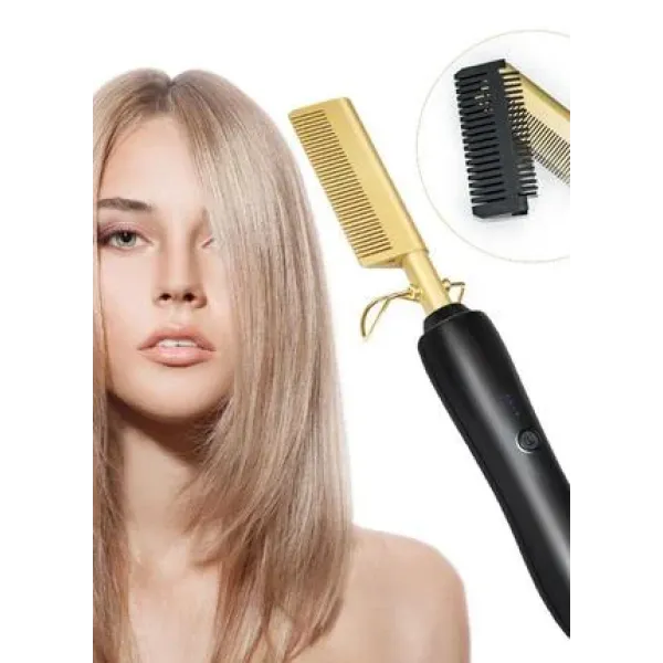 Расческа-выпрямитель для волос High Heat Brush ∙ Электрический гребень для укладки, выпрямления, разглаживания волос