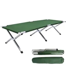 Раскладная кровать НАТО 190 × 62 × 42 см до 120 кг • Туристическая раскладушка для отдыха и кемпинга Раскладная кровать НАТО 190 × 62 × 42 см до 120 кг • Туристическая раскладушка для отдыха и кемпинга