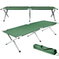 Раскладная кровать НАТО 190 × 62 × 42 см до 120 кг • Туристическая раскладушка для отдыха и кемпинга