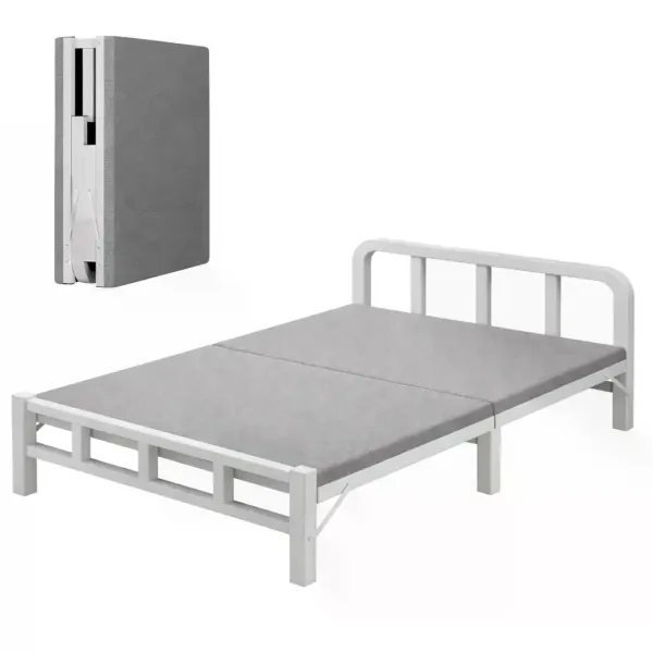 Раскладная кровать NKD-03 185х80х38 см • Односпальная кровать-раскладушка для дома, дачи, гостей и комфортного сна