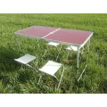 Раскладной стол для пикника со стульями Folding Table Туристический набор Стол + 6 стульев