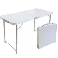 Раскладной стол - чемодан с 4 стульями Folding Table для пикника, рыбалки, дачи, 120х60 см