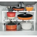 Полка раздвижная для кухни / ванной комнаты Kitchen Rack 588 · Регулируемая кухонная стойка – трансформер для хранения