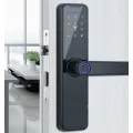 Умный дверной замок SMART TUYA AND 5323 черный • Электронный кодовый замок с отпечатком пальца, паролем, картой и Bluetooth-управлением