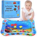 Развивающий водный коврик детский игровой надувной для малышей