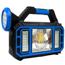 Ручной аккумуляторный фонарь HS-8036-7-A с солнечной батареей и функцией PowerBank • Аккумуляторный светодиодный фонарь HS-8036-7-A Ручной аккумуляторный фонарь HS-8036-7-A с солнечной батареей и функцией PowerBank • Аккумуляторный светодиодный фонарь HS-8036-7-A
