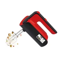 Ручной кухонный миксер Domotec R6653R с 5 скоростями и турборежимом • Компактный миксер с насадками для замеса теста 800 Вт