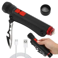 Ручной фонарик DT-001 Torch • Ручной аккумуляторный фонарик с открывашкой Ручной фонарик DT-001 Torch • Ручной аккумуляторный фонарик с открывашкой