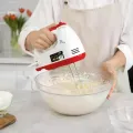 Ручной миксер DOMOTEC R6633W 260 Вт белый • Кухонный миксер DOMOTEC R6633W 7 скоростей с венчиками и крюками для теста