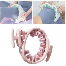 Ручной мультироликовый лимфодренажный массажер ROLLER MASSAGER Антицеллюлитный роллер для массажа шеи, плеч, спины, рук, ног