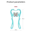 Ручной роликовый массажер для шеи Neck Stretcher с вращающимися рельефными роликами 360°