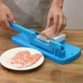 Ручной слайсер с регулируемой толщиной 2–10 мм для мяса, сыра и колбасы • Механическая ломтерезка для овощей и продуктов с ножом из нержавеющей стали