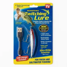 Рыболовная приманка с аккумулятором электронный воблер на хищную рыбу • Twitching Lure светящаяся приманка с с usb зарядкой Рыболовная приманка с аккумулятором электронный воблер на хищную рыбу • Twitching Lure светящаяся приманка с с usb зарядкой