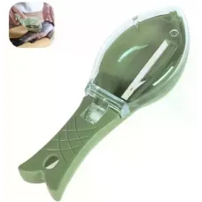 Рыбочистка Fish Scale Scraper with Cover с контейнером для чешуи • Ручной скребок-нож для чистки рыбы с крышкой и лезвием из нержавеющей стали Рыбочистка Fish Scale Scraper with Cover с контейнером для чешуи • Ручной скребок-нож для чистки рыбы с крышкой и лезвием из нержавеющей стали