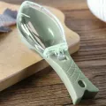 Рыбочистка Fish Scale Scraper with Cover с контейнером для чешуи • Ручной скребок-нож для чистки рыбы с крышкой и лезвием из нержавеющей стали