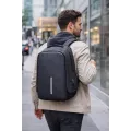 Рюкзак антивор Bobby Hero Small черный • Городской рюкзак для ноутбука
