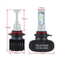S1-HB3 Светодиодные автомобильные LED лампы 5000K, 4000lm Цоколь автолампы