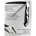 Садова складана ручна пила SAW 9634-2 • Ножівка для обрізання гілок, дерев, кущів, дачі, туризму та кемпінгу