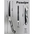 Садова складана ручна пила SAW 9634-2 • Ножівка для обрізання гілок, дерев, кущів, дачі, туризму та кемпінгу