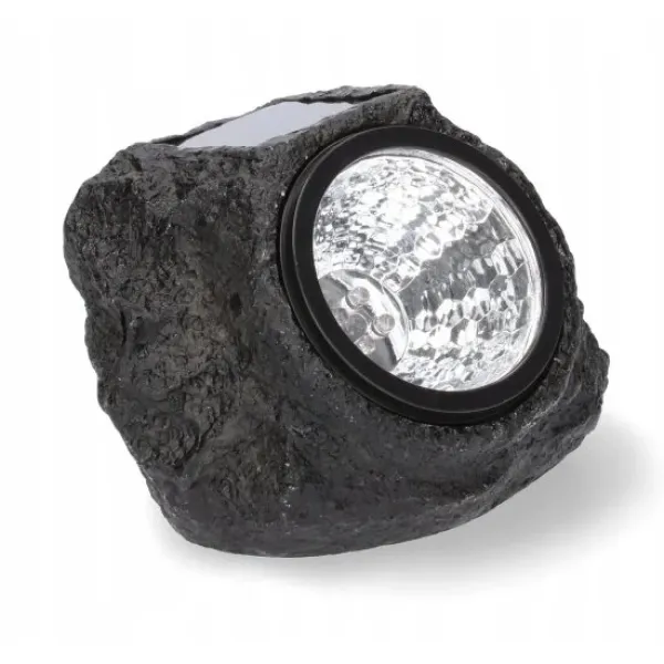 Садовый светильник Garden Light Stone на солнечной батарее ∙ Декоративный LED светильник-камень для сада, газона, дорожек и ландшафтной подсветки