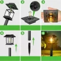 Садовый светильник на солнечной панели 6 WW • Уличный LED светильник для сада, дорожек и двора с автоматическим включением и влагозащитой (2 шт. в упаковке, цена за 1 шт.)