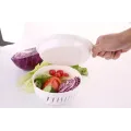 Салатница - овощерезка Salad Cutter Bowl для быстрой шинковки овощей и салатов