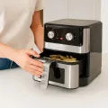 Сенсорная аэрофритюрница Hoffmans HM-780 • Аэрогриль для здорового приготовления без масла 8 л 2400 Вт