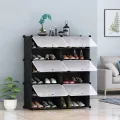 Шафа для взуття Storage Cube Cabinet DT-1572 • Складана пластикова шафа-органайзер Storage Cube Cabinet DT-1572 для зберігання взуття в передпокої, спальні та гардеробній