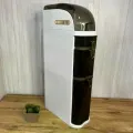 Шкаф-пенал для ванной 78×41×18 см • Узкий напольный шкаф для туалета 78×41×18 см с 4 секциями, ящиками и колесиками