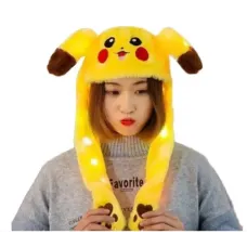 Шапка с подвижными ушками с LED подсветкой Детская шапка