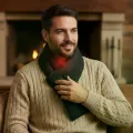 Шарф Intelligent Heating Scarf з підігрівом чорний • Електричний шарф Intelligent Heating Scarf USB 5V 6 Вт з 3 режимами нагріву 10×80 см